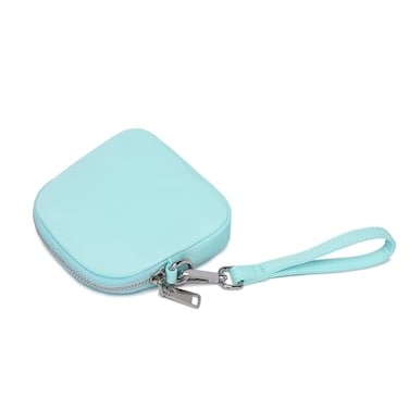 YONBEN Organizer Bag Makeup Bag for Purse Travel Toiletry Pouch Zipper Pouch for Purse Small Makeup Pouch with Pockets Wristband design blacknylon Mint Green