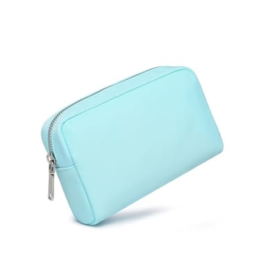 YONBEN Waterproof Makeup Bag Large Capacity Womens Classic Black Wash Bag Adjustable Partition Wash Bag Brush and Cosmetic Carrying Bag Mint Green