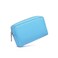YONBEN Waterproof Makeup Bag Large Capacity Womens Classic Black Wash Bag Adjustable Partition Wash Bag Brush and Cosmetic Carrying Bag Sky Blue