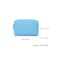 YONBEN Waterproof Makeup Bag Large Capacity Womens Classic Black Wash Bag Adjustable Partition Wash Bag Brush and Cosmetic Carrying Bag Sky Blue