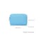 YONBEN Waterproof Makeup Bag Large Capacity Womens Classic Black Wash Bag Adjustable Partition Wash Bag Brush and Cosmetic Carrying Bag Sky Blue