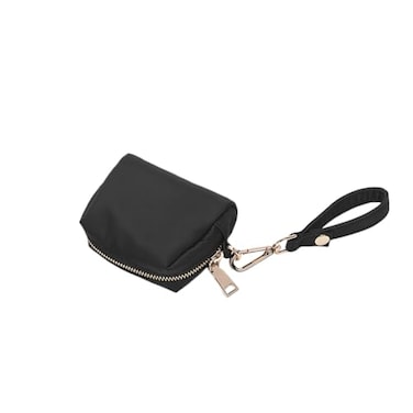 YONBEN Wristband Bag for Womens Makeup nylon Small Wristlet Pouch Lightweight Stylish Convenient Storage Solution Black