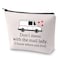 ZJXHPO Mail Carrier Thank You Gift Dont Mess With The Mail Lady Cosmetic Bag Postal Worker Zipper Pouch Gift Mail Lady