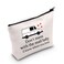 ZJXHPO Mail Carrier Thank You Gift Dont Mess With The Mail Lady Cosmetic Bag Postal Worker Zipper Pouch Gift Mail Lady