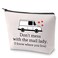 ZJXHPO Mail Carrier Thank You Gift Dont Mess With The Mail Lady Cosmetic Bag Postal Worker Zipper Pouch Gift Mail Lady