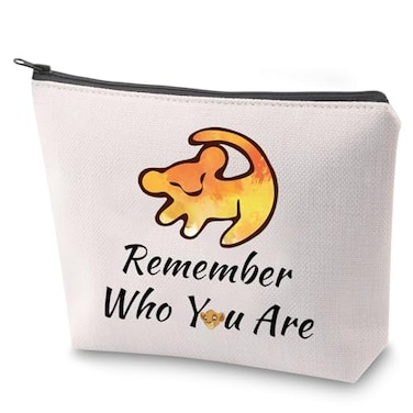 ZJXHPO Remeber Who You Are Makeup Bag The Lion Inspire Gift Lion Cosmetic Bag Inspiration Gift Remember WYA