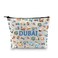 Zuo Bao Dubai Gift Dubai Lovers Gift Dubai Fan Makeup Bag Dubai Tourist Gift Dubai Landmark Dubai Theme Party DUBAI