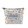 Zuo Bao Dubai Gift Dubai Lovers Gift Dubai Fan Makeup Bag Dubai Tourist Gift Dubai Landmark Dubai Theme Party DUBAI