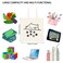 TSOTMO Cat Throwing Dice DnD Dungeon Master Bag of Holding Zipper Pouch Gamer Dice Bag WTDragons Card tote Beige