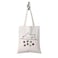 TSOTMO Cat Throwing Dice DnD Dungeon Master Bag of Holding Zipper Pouch Gamer Dice Bag WTDragons Card tote Beige