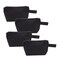 Augbunny 100 Cotton 16oz Heavy Duty Multipurpose Canvas Zipper Cosmetics Makeup Travel Toiletry Organizing Pouch 4pack