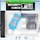 ECOMANNER 4 Pack TSA Approved Toiletry Bag Leak Proof Zipper Free TSA Toiletry Bag Clear Quart Size for Travel Carryon 2 Small and 2 Large Size
