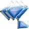 ECOMANNER 4 Pack TSA Approved Toiletry Bag Leak Proof Zipper Free TSA Toiletry Bag Clear Quart Size for Travel Carryon 2 Small and 2 Large Size