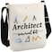 GJTIM Architecture Gifts Architecture Student Gift Architect Survival Kit Zipper Pouch Makeup Bag for Architects Survival Architect CB