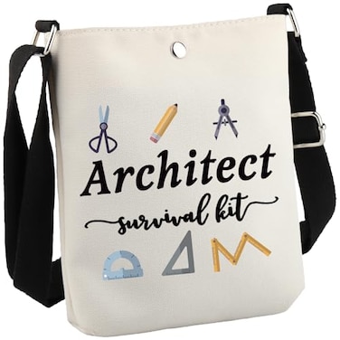 GJTIM Architecture Gifts Architecture Student Gift Architect Survival Kit Zipper Pouch Makeup Bag for Architects Survival Architect CB