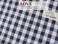 HAPPYHEIDI Navy Blue Gingham Cotton Makeup Bag Cosmetic Toiletry Travel Pouch Tote Purse Organizer Zipper Closure Canvas Lined
