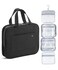 Ms. Pen Ms PenTravel Toiletry Bag for Women Men with Hanging Hook Black Portable WaterResistant Travel Makeup Bag