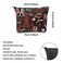 WCGXKO Musical Gift Musical Inspired Gift Six Squish Uh Uh Cicero Lipschitz Cosmetic Bag Chi Music