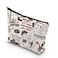 WCGXKO Theatre Lover Gift Musical Gift Musical Theater Zipper Makeup Bag The Day