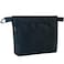 YUMQUA Small Pouch for Travel Essentials Makeup Pouch Bag with Carabiner Clip on Backpack Dopp Kit Storage Organization for Toiletries Cosmetics Tech Tools Water Resistant 500D Nylon Black