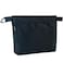 YUMQUA Small Pouch for Travel Essentials Makeup Pouch Bag with Carabiner Clip on Backpack Dopp Kit Storage Organization for Toiletries Cosmetics Tech Tools Water Resistant 500D Nylon Black