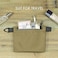 YUMQUA WaterResistant Zipper Pouch with Carabiner Clip Small Nylon Multipurpose Travel Digital Cosmetics Toiletry Bag Tool Storage Pouch Khaki