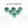 USRommaner 5 Pack 10ml Clear Roll On Bottles With Natural Chakra Crystal Chips for Essential OilsPerfume Glass Roller Bottles Container Bamboo LidCrystal RollerPipetteOpener Included Green Aventurine
