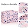 Queboom Travel Makeup Bag Cosmetic Bag Makeup Bag Toiletry bag for women and men Pink Leopard