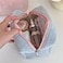 XPONNI Small Cosmetic Bag Cute Makeup Bag Y2k Accessories Aesthetic Make Up Bag Y2k Purse Cosmetic Bag for Purse blue