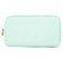 SOIDRAM Makeup Travel Pouch Green Toiletry Organizer Nylon Cosmetic Preppy Bag Zipper Pouches for Brides