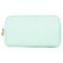 SOIDRAM Makeup Travel Pouch Green Toiletry Organizer Nylon Cosmetic Preppy Bag Zipper Pouches for Brides