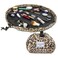 Lay-n-Go LaynGo Cosmo Layflat Drawstring Cosmetic Makeup Bag Organizer wZipper Pocket Brush Loops More Cinch to Close Lay Flat to Use Durable Machine Wash Travel Toiletry Bag 20 Leopard