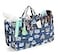 MICOM Cosmetic Bag for Women Cute Printing 14 Pockets Expandable Makeup Organizer Purse with Handles Cat