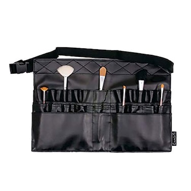 Comicfs Makeup Brush Bag A1 Professional Cosmetic Holder 28 Pockets Organizer Apron with Artist Belt StrapBelt Light Weight