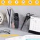 Cerpourt Clear Makeup Brush OrganizerAcrylic Cosmetic Brushes Storage Holder with 3 SlotsPencil Pen Holder for DeskDesk Organizer and Accessories for Vanity