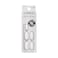 KISS Impress No Glue Mani 30 Pcs Press on Nails Medium Coffin False Nails Solid Pure White Stick on Extensions Peel Press Easy Apply HassleFree Removal Includes Manicure Stick Prep Pad File