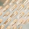 HZJXRT 24Pcs White Curve Line Press on Nails Yellow Gradient Medium Square Fake Nails Glossy Gold Glitter Stick on Nail Acrylic Full Cover False Nail Ombre Gel Glue on Fingernails for Holiday Manicure