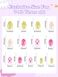 EBANKU 26 Pieces Press on Nails for Kids 1Pack Kid Fake Nail Kit Spring Flower Short Artificial False Nail Kits for Kids Girls with Nail Glue