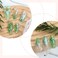 FDSQHSA 30pcs Green Press on Nails Medium Almond Fake Nails With 3D Flower Pearl Rhinestone Design Gold Beads Butterfly False Nails Star Glue on Nails 3D Summer Floral Full Cover Stick on Nails for Wo