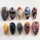 NZRAESTRS 30Pcs Halloween Press on Nails Almond Medium Fake Nails with 3D Spider Bat Designs Spider Web Ghost False Nails Horror Black Cat Pumpkin Acrylic Nail Tips Ghost Bats Spider Glue on Nails for