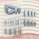 TUZANDW Almond Press on Nails Medium Cat Eyes Fake Nails with Glitter Designs Blue Glue on Nails Glossy Full Cover False Nails Acrylic Artificial Nails for Women 24 Pcs