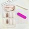 FJSMTOPl Almond Press on Nails Medium Fake Nails with Designs White French Tip False Nails Press ons Glitter Line Zebra Print Glossy Acrylic Glue on Nails Full Cover Artificial Stick on for Women Supp