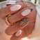 FJSMTOPl Almond Press on Nails Medium Fake Nails with Designs White French Tip False Nails Press ons Glitter Line Zebra Print Glossy Acrylic Glue on Nails Full Cover Artificial Stick on for Women Supp
