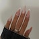 BABALAL Press On Nails Medium Almond Shape Pink Nude Matte 24pcs Stiletto False Nails With Glue Bling Design Acrylic Nails