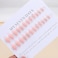 BABALAL Press On Nails Medium Almond Shape Pink Nude Matte 24pcs Stiletto False Nails With Glue Bling Design Acrylic Nails