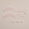 BABALAL Square Press On Nails Medium Fake White Glue 24pcs French Acrylic Squoval Artificial False Nails