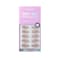 BTArtbox Press On Nails Almond Soft Gel Fake Nail with Nail Glue Reusable Opaque Short Stick On Nails in 16 Sizes Nail Kit for Gift Idea Aurora Cat Eye