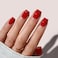 BTArtbox Press On Nails Short Red Square Press On Nails with Glue for Women Opaque Soft Gel Glue On Nails in 16 Sizes 32 Stick On Nails Kit Hot Lap