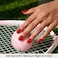 BTArtbox Press On Nails Short Red Square Press On Nails with Glue for Women Opaque Soft Gel Glue On Nails in 16 Sizes 32 Stick On Nails Kit Hot Lap