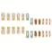 RTKHFZE Buttterfly Press on Nails Long Square Fake Nails French Tip Press on False Nails with 3D Butterfly and Ombre Design Acrylic Long Nails Press ons Stick on Nail for Women 24pcs